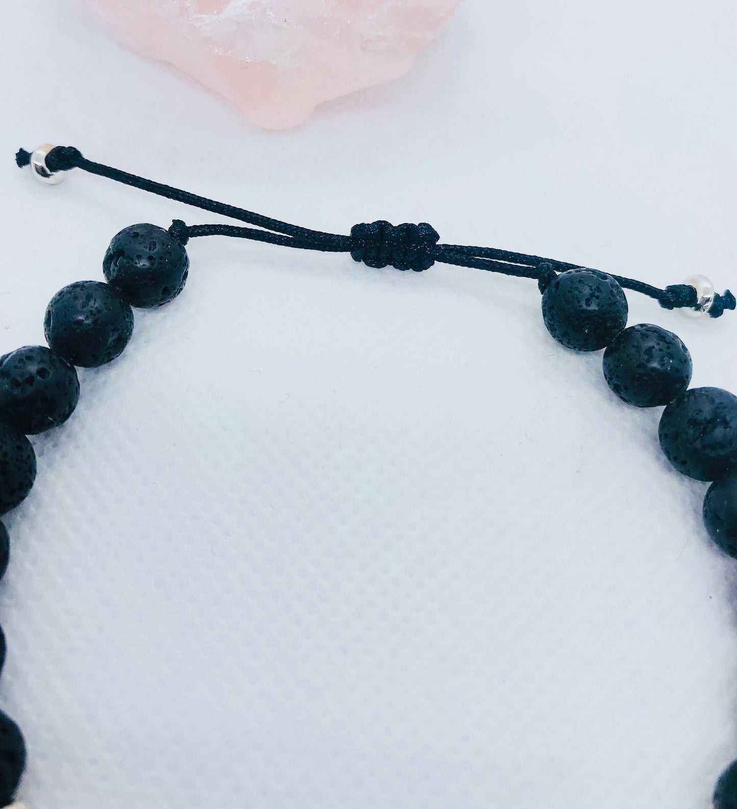 Handmade Chakra Bracelet: Lava Stone Essential Oil Diffuser